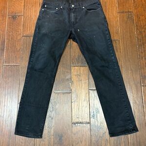 Levi's Men's Charcoal Slim Straight Jeans